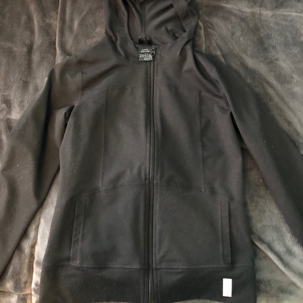 athletic zip hoodie